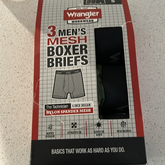 Men’s Wrangler Mesh boxer briefs 3 pack - Picture 14 of 14